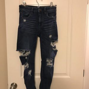 American Eagle Hi-Rise jeggings.